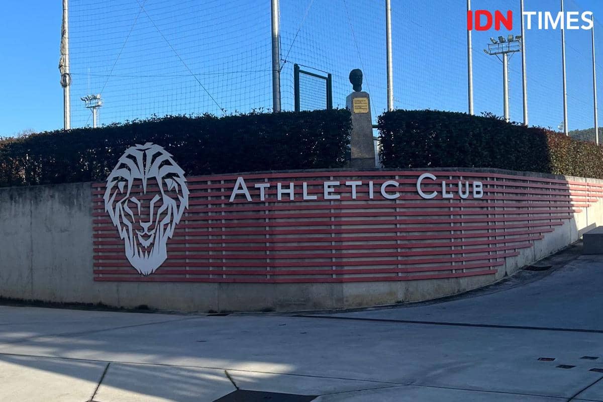 Gambaran suasana akademi Athletic Club Bilbao, Lezama, di Spanyol