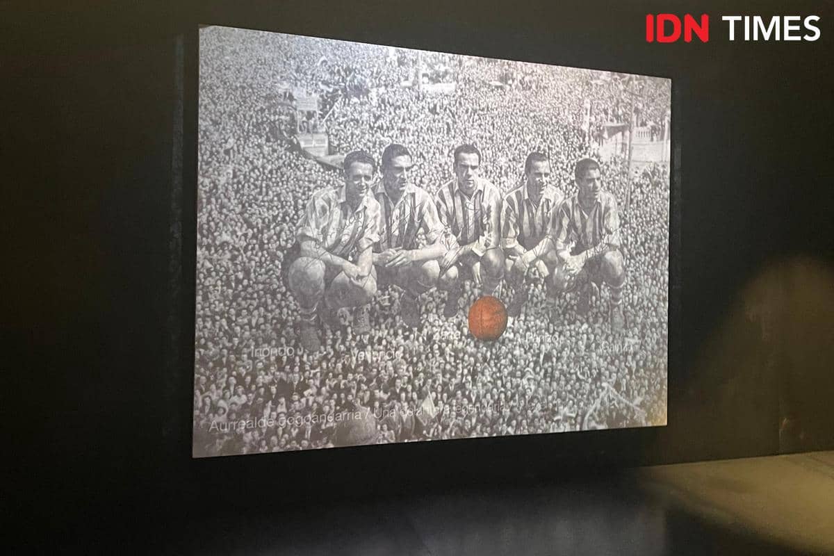 markas Athletic Club Bilbao, Stadion San Mames (IDN Times/Margith Damanik)