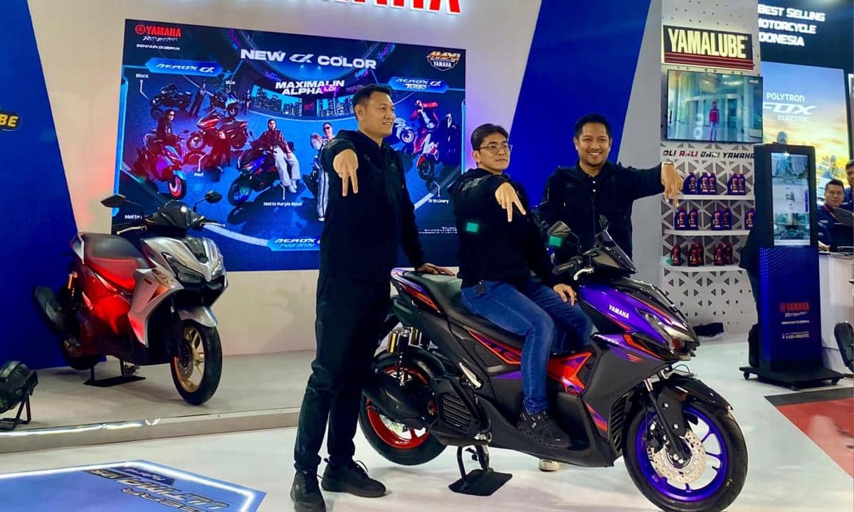 Warna dan Grafis Baru Yamaha Aerox Alpha di IIMS 2026