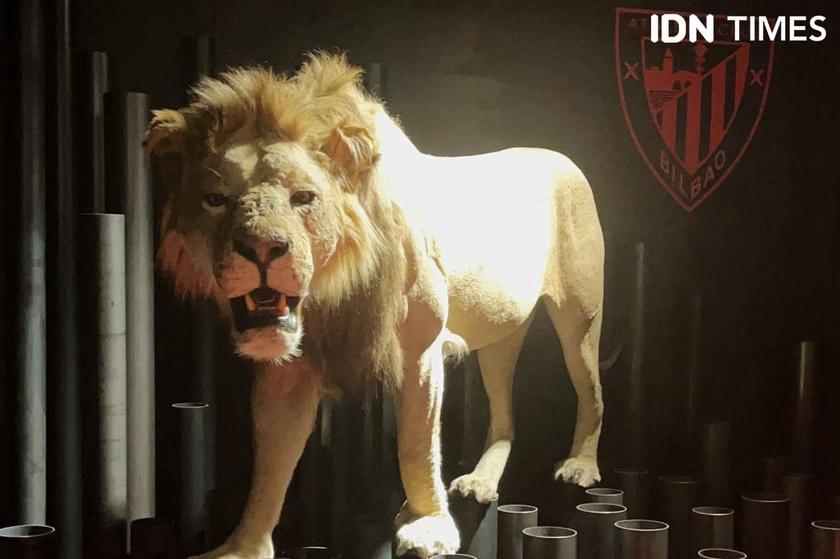 markas Athletic Club Bilbao, Stadion San Mames (IDN Times/Margith Damanik)