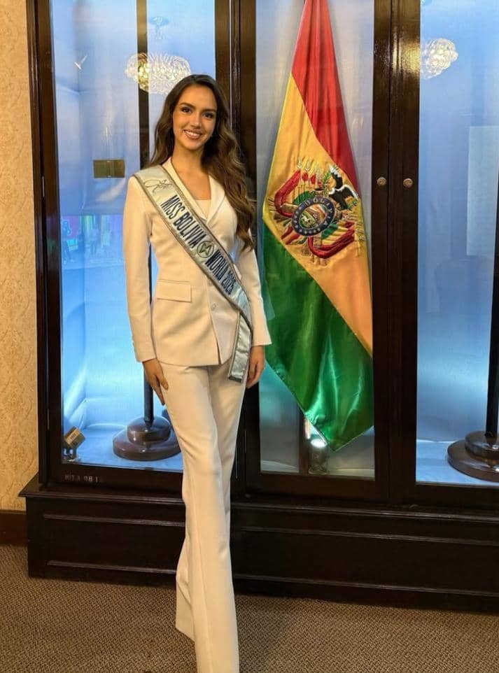 Potret miss world bolivia 2026