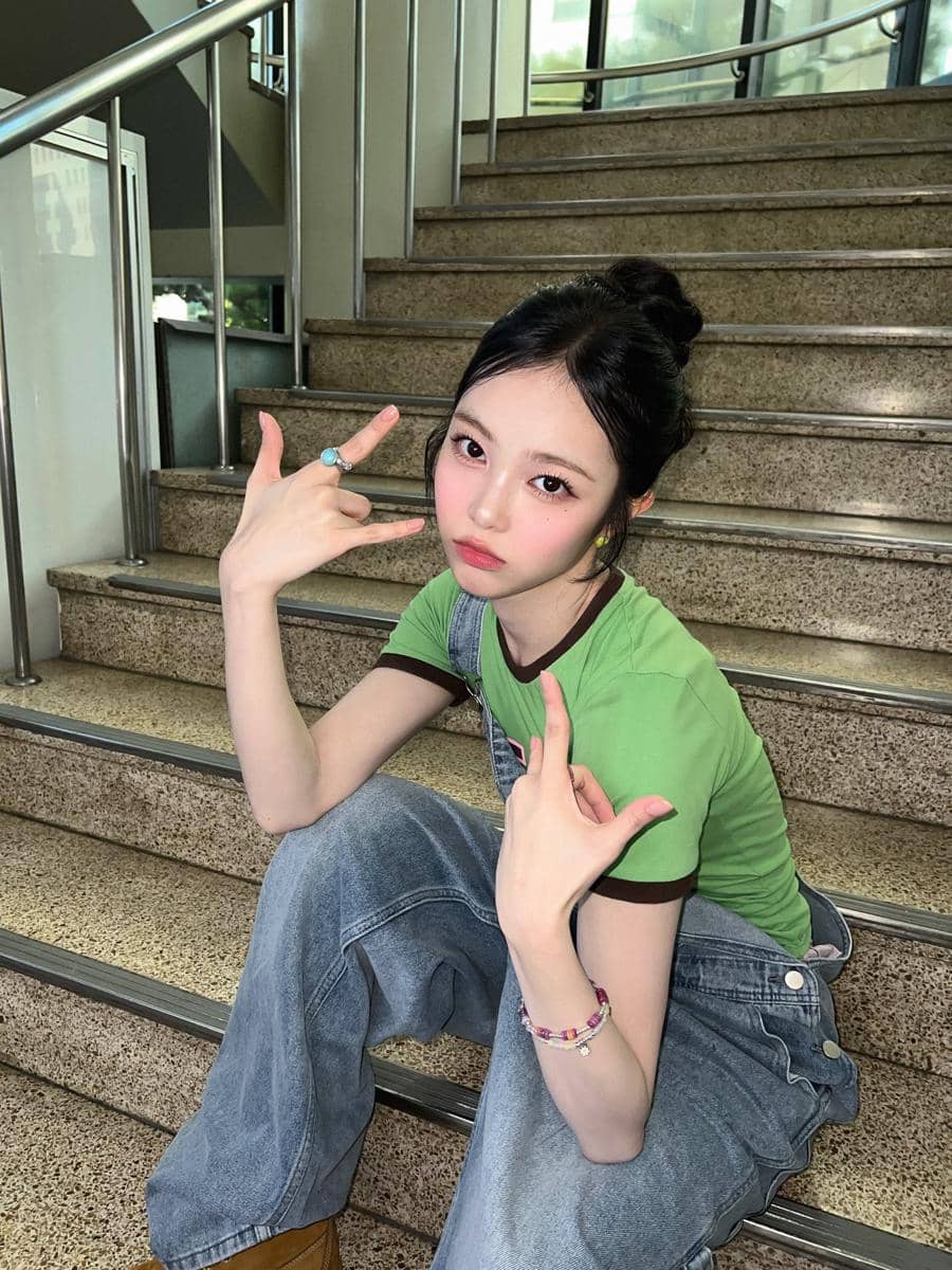 inspirasi OOTD valentine ala member Hearts2Hearts