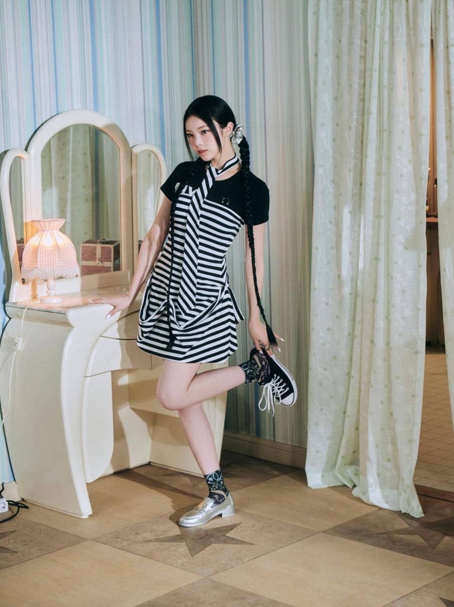 inspirasi OOTD valentine ala member Hearts2Hearts