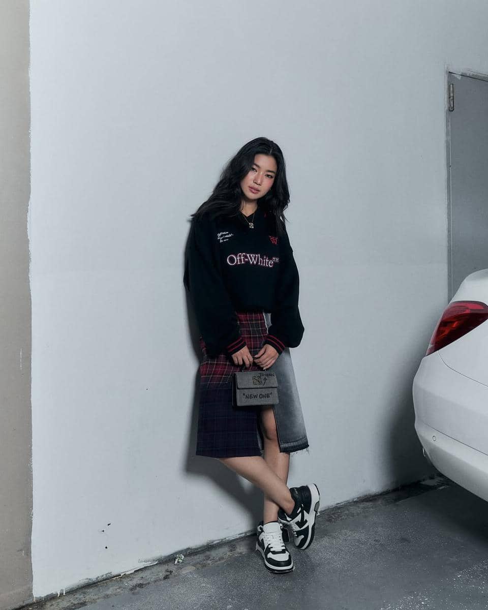 potret ide OOTD kasual ala Goy Arachaporn