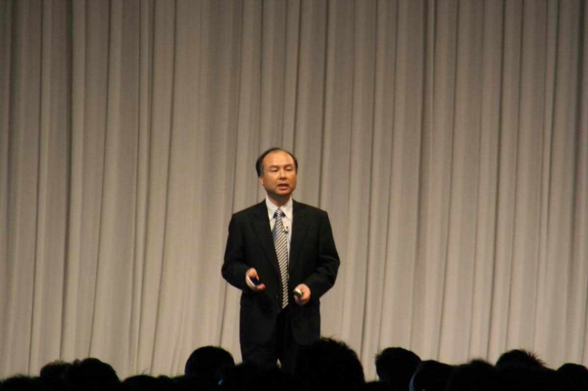 ilustrasi Masayoshi Son sebagai founder Softbank 