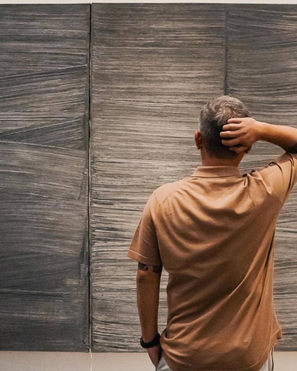 Gading Marten mengunjungi museum Louvre di Abu Dhabi