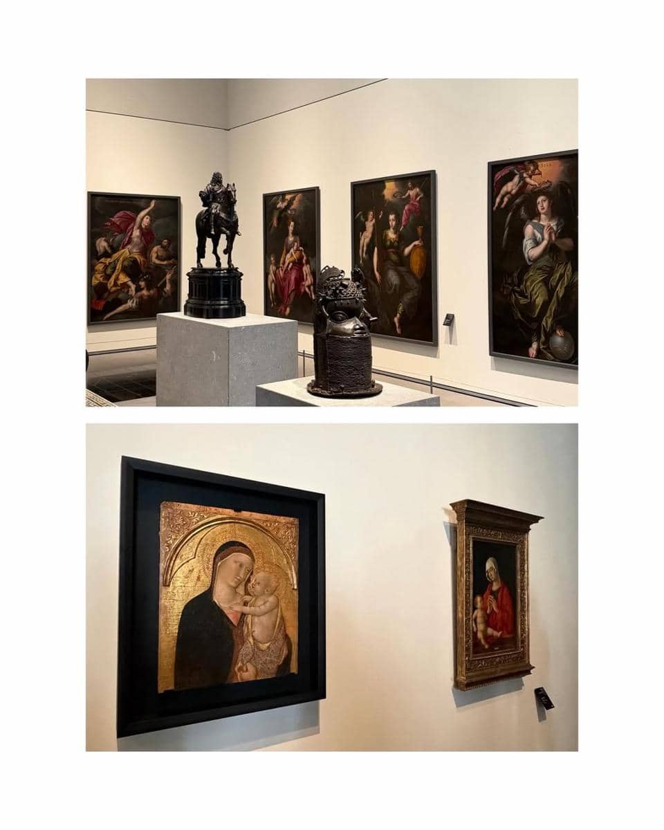 Gading Marten mengunjungi museum Louvre di Abu Dhabi