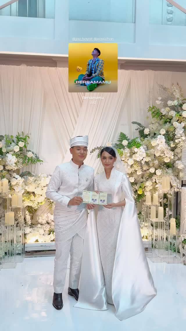 pernikahan Jaz Hayat dan Wavi Zihan