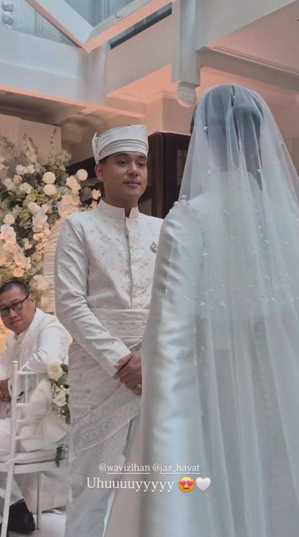 pernikahan Jaz Hayat dan Wavi Zihan