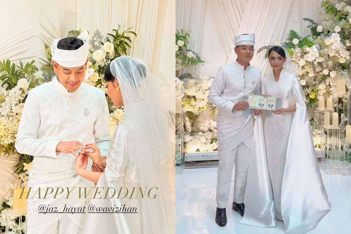 pernikahan Jaz Hayat dan Wavi Zihan