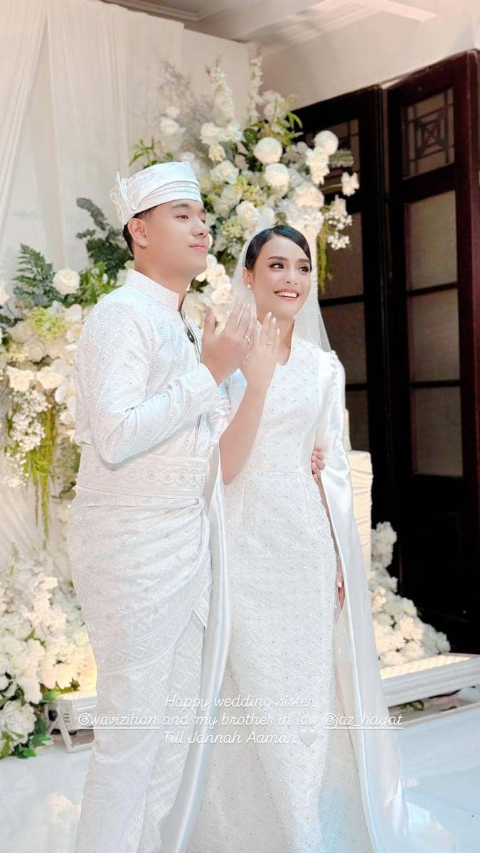 pernikahan Jaz Hayat dan Wavi Zihan