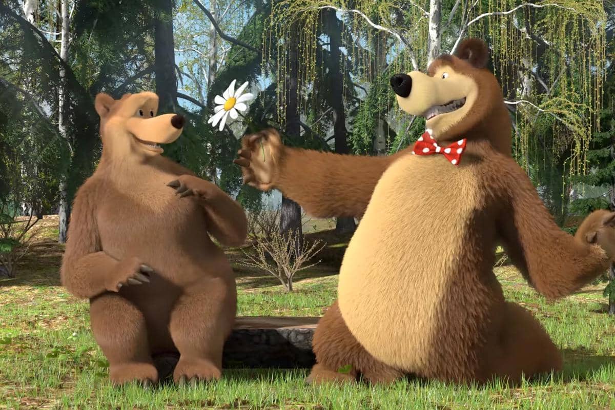 daftar episode Masha and The Bear yang cocok ditonton ulang saat Hari Valentine