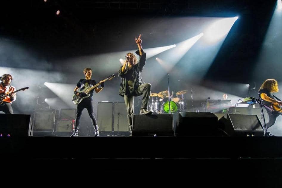 My Chemical Romance di atas panggung