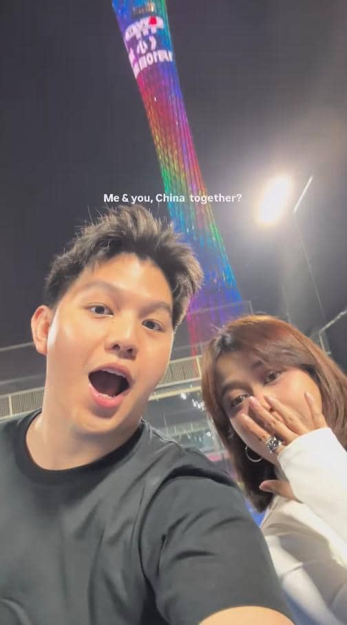 Bulan Madu Brisia Jodie dan Jonathan Alden di China