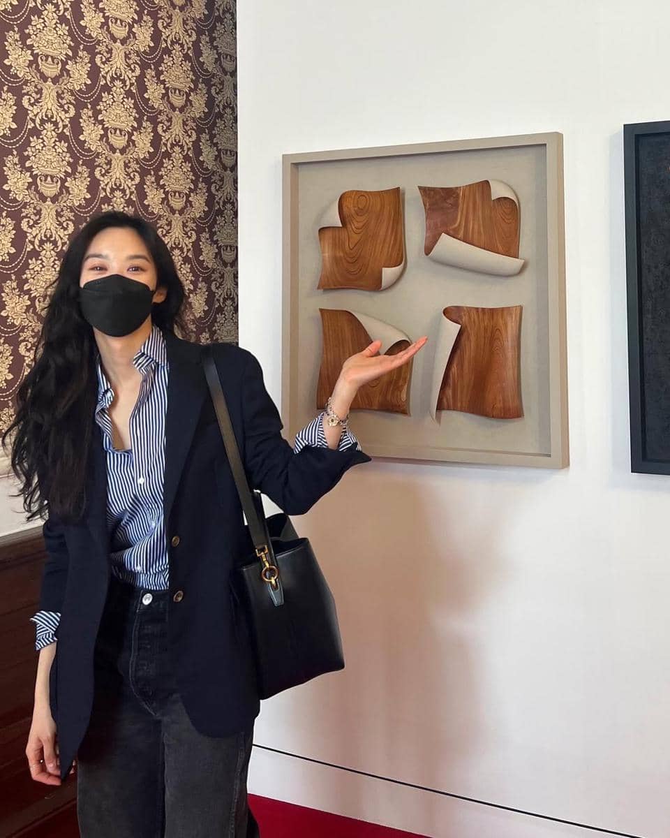 inspirasi OOTD ala Lee Chung Ah 