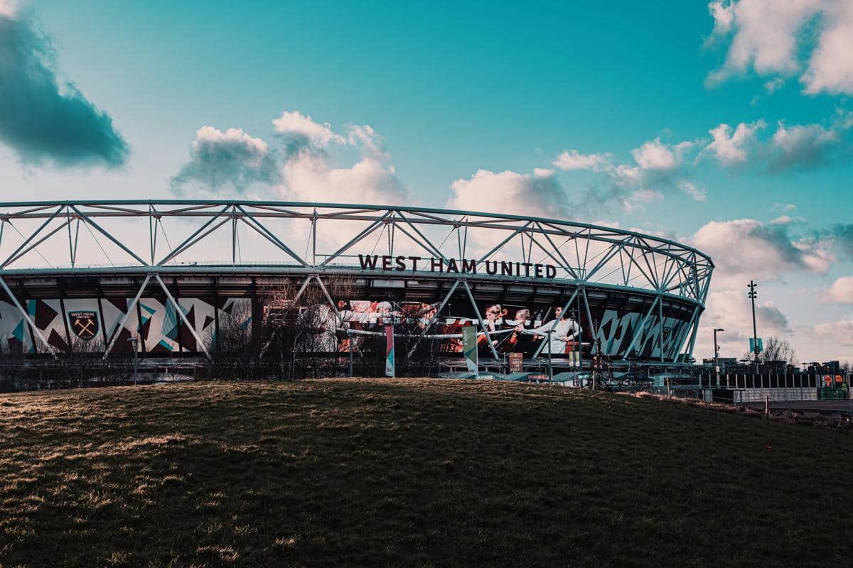potret stadion West Ham United, London Stadium