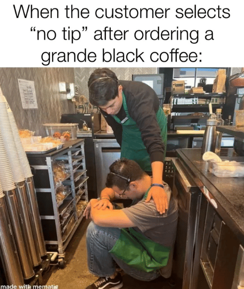 meme budaya tip di Amerika Serikat 
