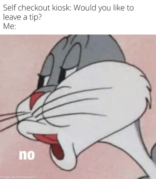 meme budaya tip di Amerika Serikat 