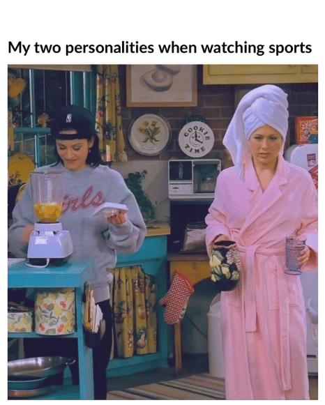 meme nonton pertandingan olahraga