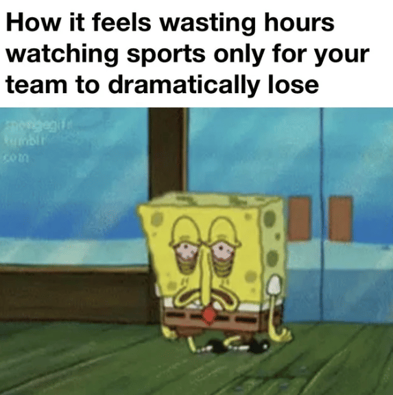 meme nonton pertandingan olahraga