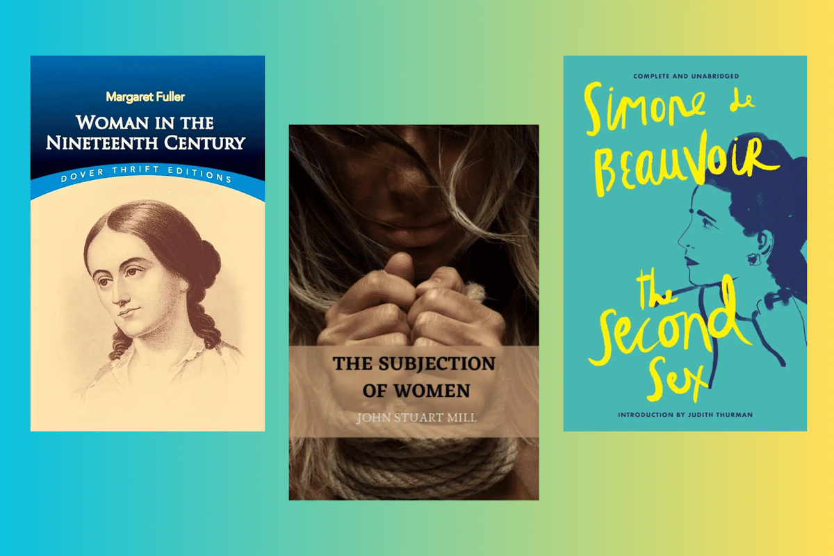 buku Woman in the Nineteenth Century, buku The Subjection of Women, buku The Second Sex.