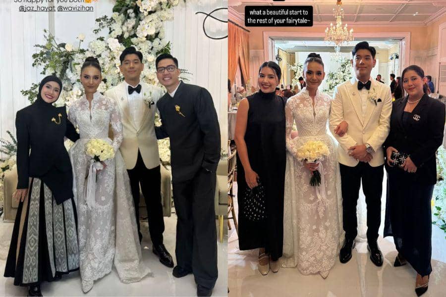 Gaya Seleb di Resepsi Nikah Jaz Hayat 