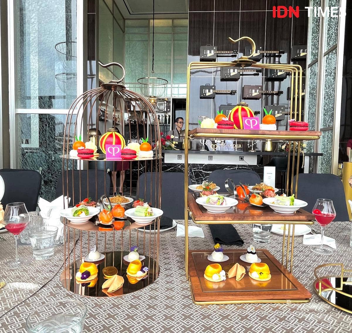 Potret afternoon tea di SkyLounge The Westin Surabaya X Clé de Peau Beauté 