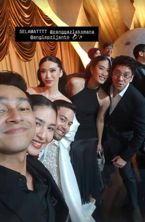 Tamu Artis di Resepsi Ranggaz Laksmana dan Angie