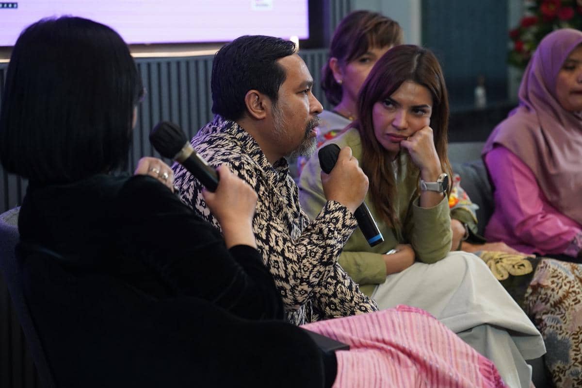 Ketua Umum AMSI Wahyu Dyatmika di Acara diskusi '3 Wajah Roehana Koeddoes: Pahlawan Nasional, Jurnalis Perempuan Pertama di Indonesia di kantor IDN HQ, Jakarta Selatan, Jumat (6/2/2026). (IDN Times/ Krisna)