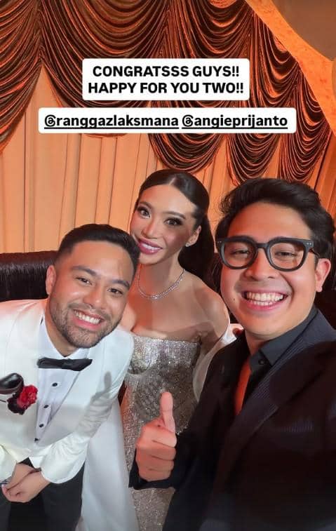 Tamu Artis di Resepsi Ranggaz Laksmana dan Angie