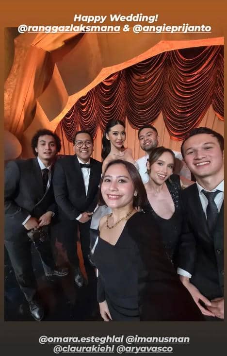 Tamu Artis di Resepsi Ranggaz Laksmana dan Angie