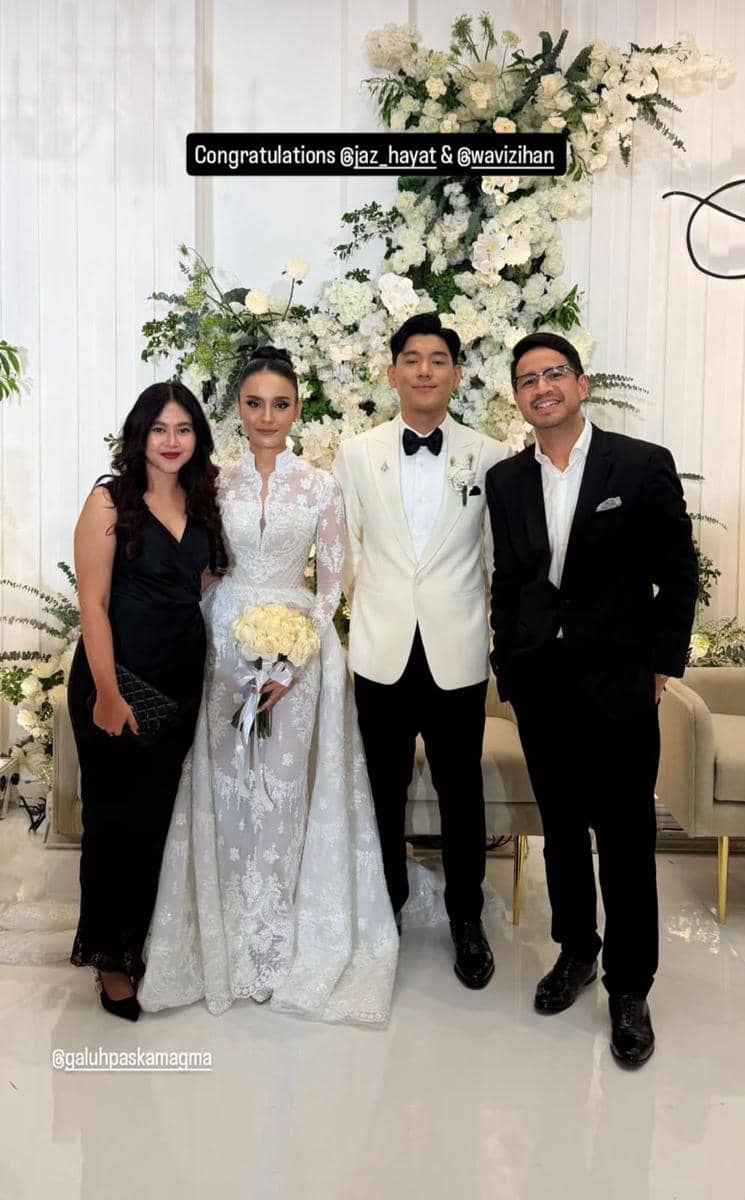 Gaya Seleb di Resepsi Nikah Jaz Hayat (instagram.com/jovialdalopez)