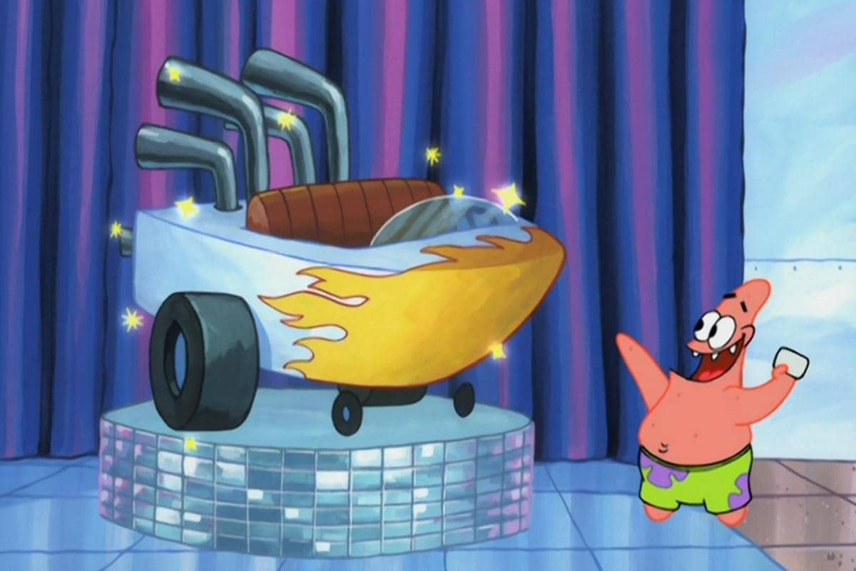 Patrick berhasil menjadi orang kesejuta yang dapat lisensi mengemudi dan dihadiahi kendaraan keren