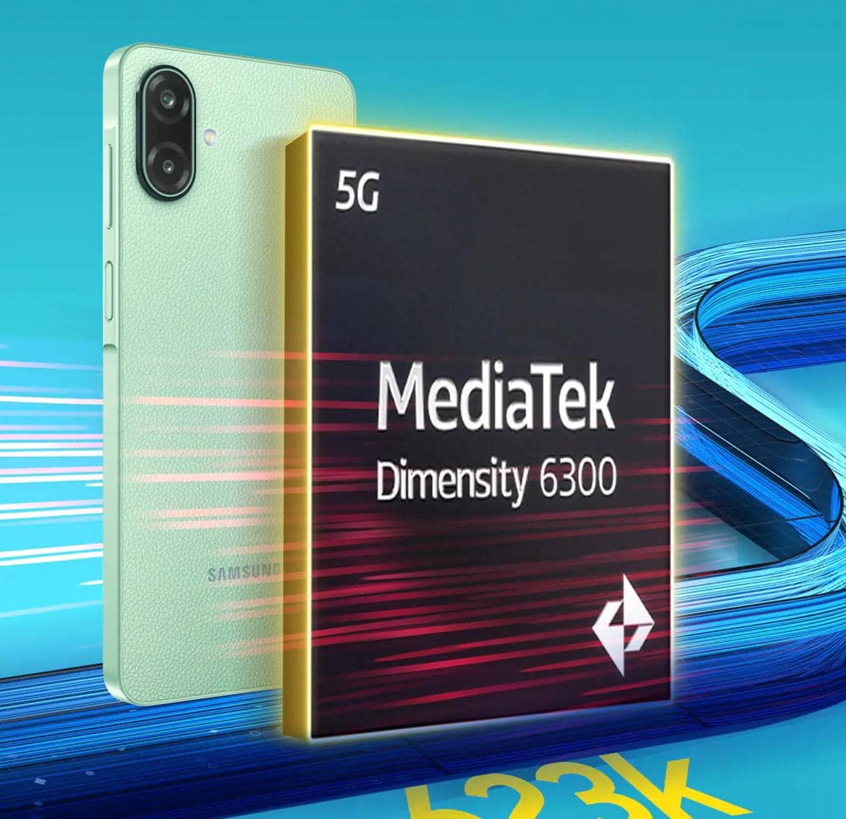 ilustrasi prosesor MediaTek Dimensity 6300 