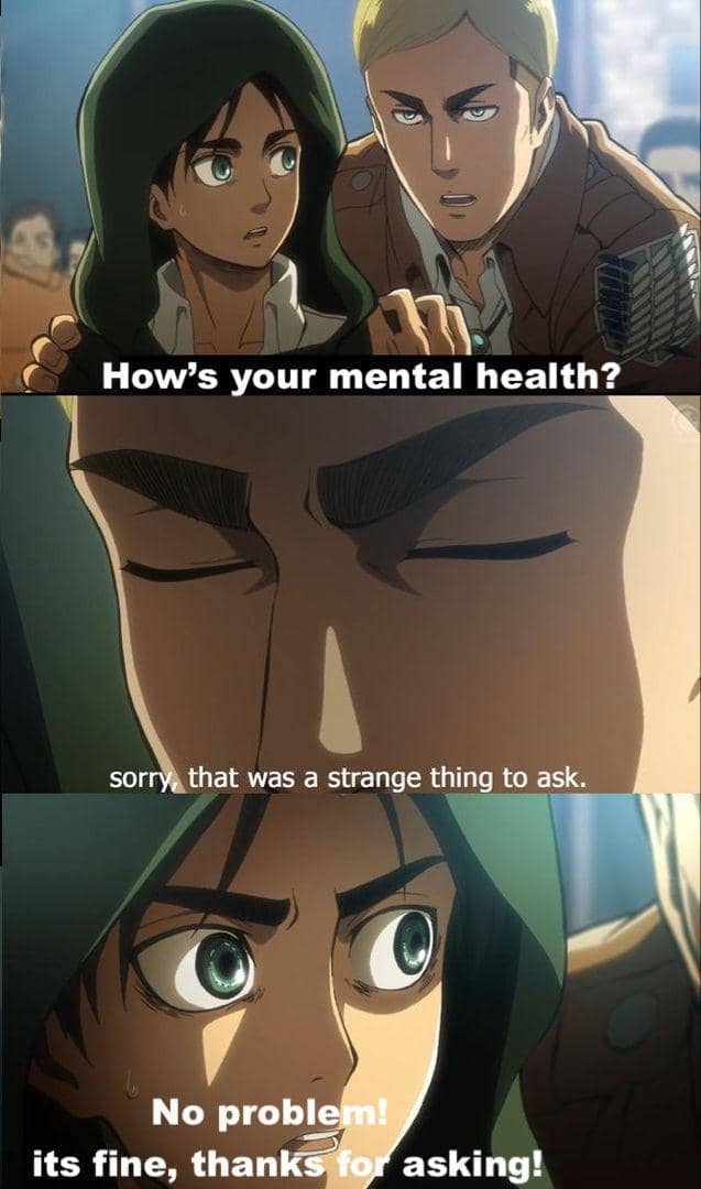 meme kartun tentang kesehatan mental