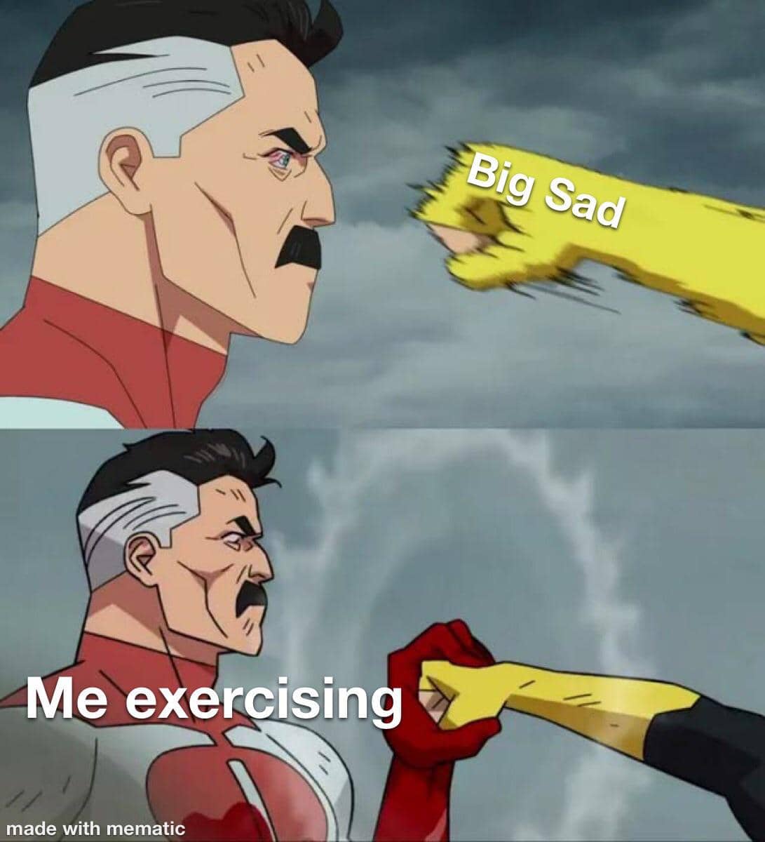 meme kartun tentang kesehatan mental