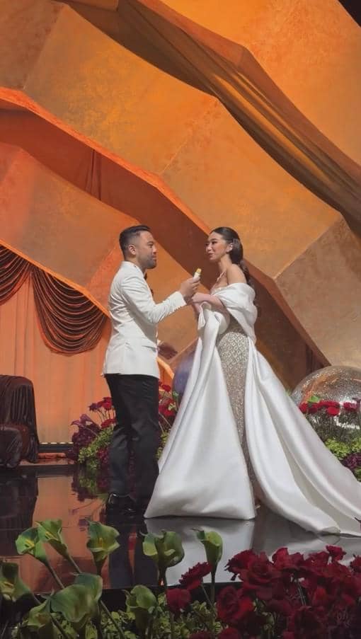 Resepsi Pernikahan Ranggaz Laksmana dan Angie (instagram.com/angieprijanto)