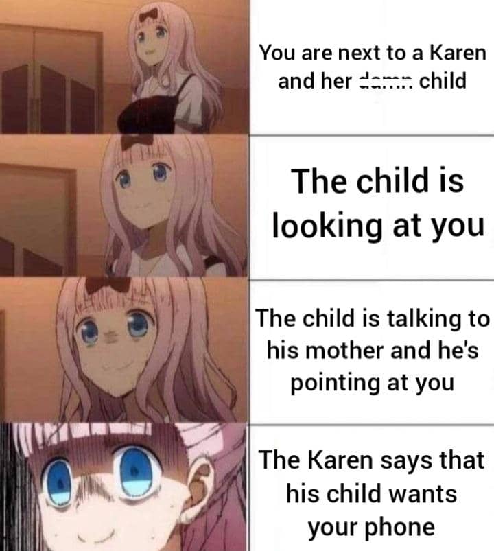 meme kartun tentang Karen
