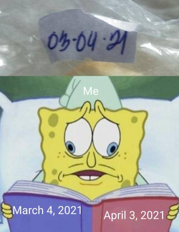 meme kartun tentang kedaluwarsa