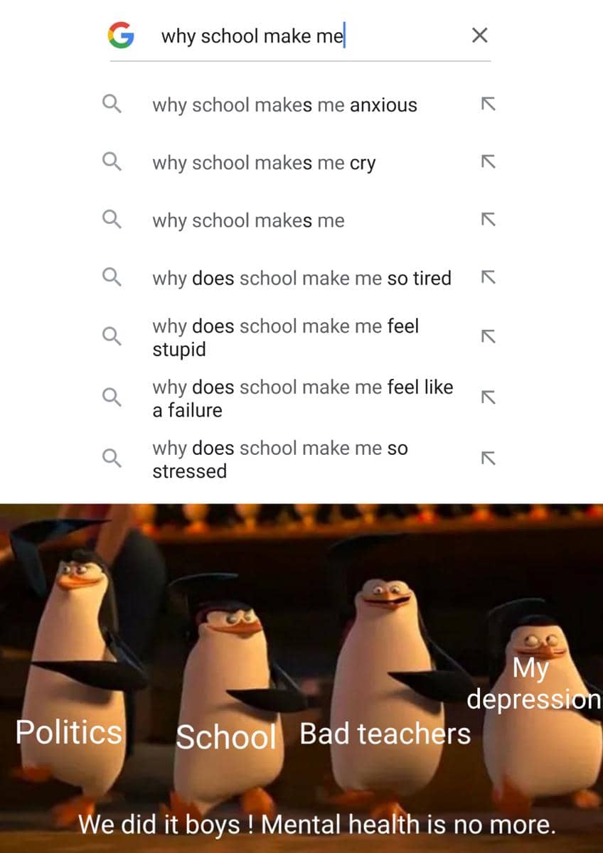 meme kartun tentang kesehatan mental