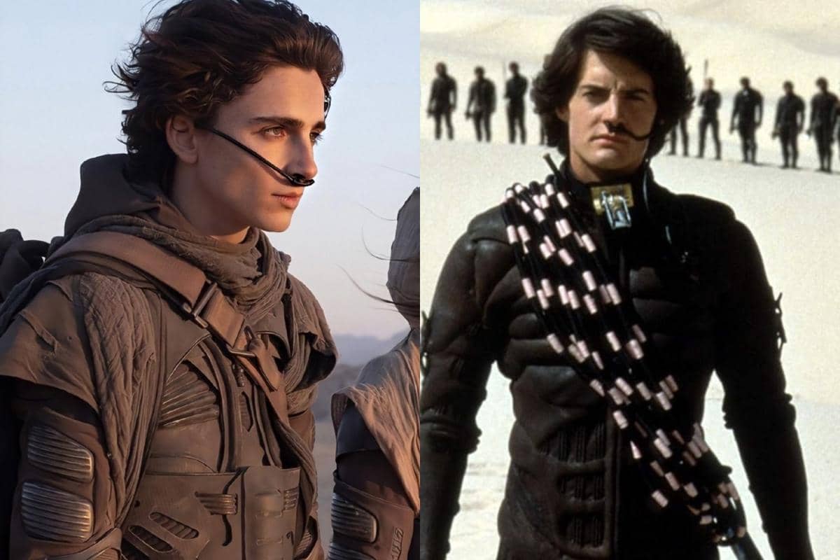 adaptasi Dune 2001 dan adaptasi Dune 1984.