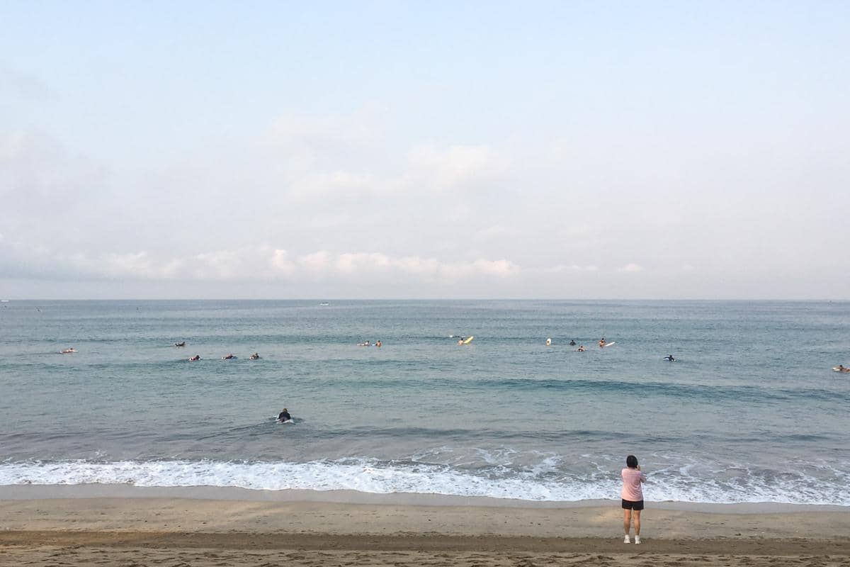 suasana di Pantai Kuta (dok.pribadi/Natalia Indah)
