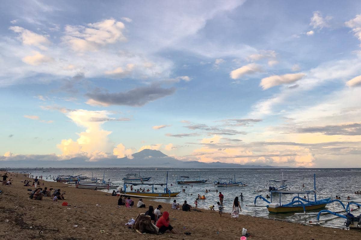 suasana salah satu pantai di Sanur (dok.pribadi/Natalia Indah)