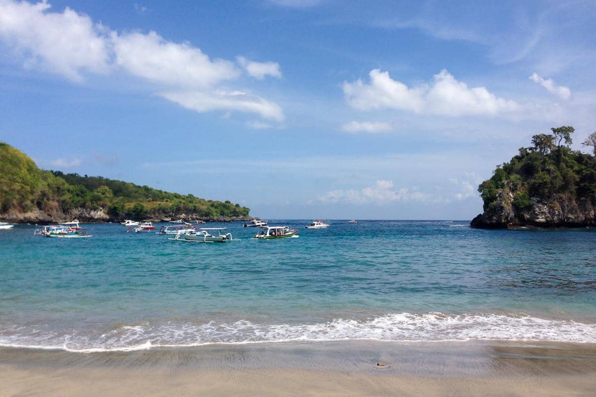 Pantai Crystal Bay di Nusa Penida (dok.pribadi/Natalia Indah)