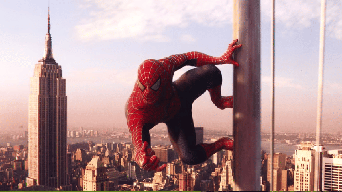 Spiderman beraksi di New York versi Earth-96283 
