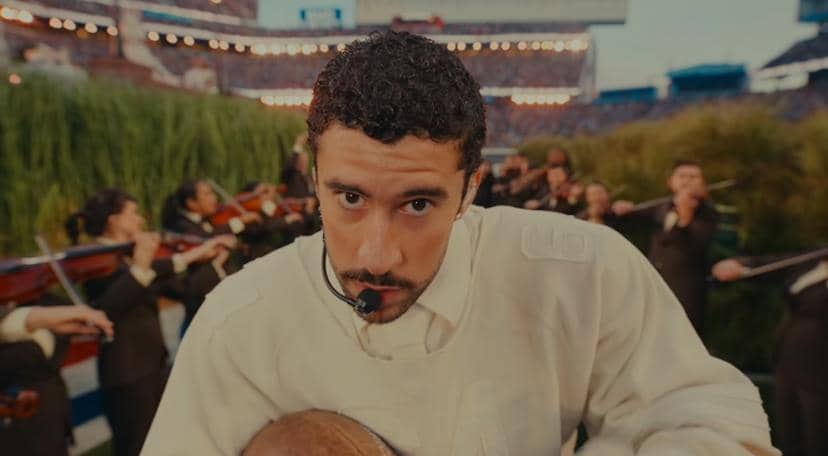 potret Bad Bunny di Super Bowl 2026