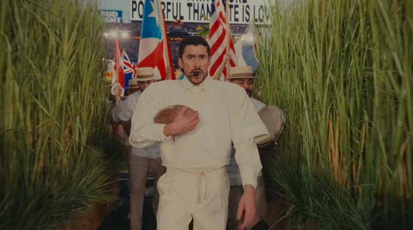 potret Bad Bunny di Super Bowl 2026