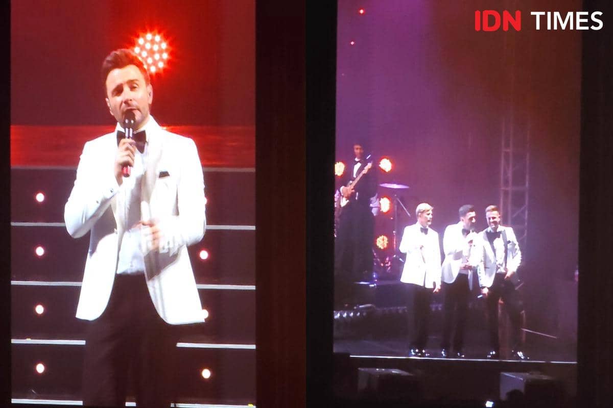 Konser Westlife bertajuk Gala Evening di Surabaya