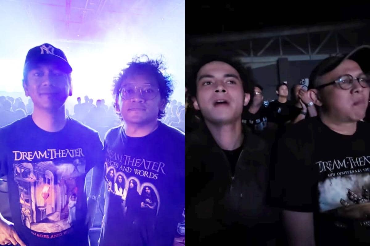 Artis nonton konser Dream Theater