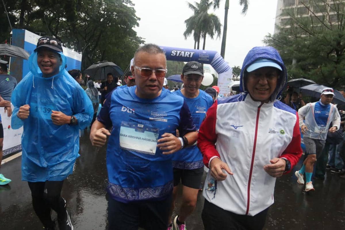 Ribuan pelari ikuti Care for Sumut Charity Run di Jakarta